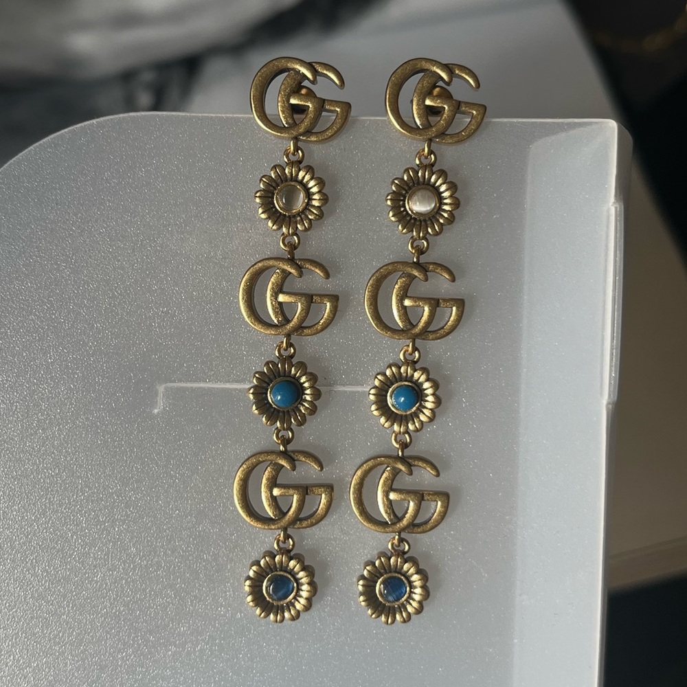 DROP EARRINGS (not original GUCCI)